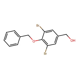 [4-(Benzyloxy)-3,5-dibromophenyl]methanol structure