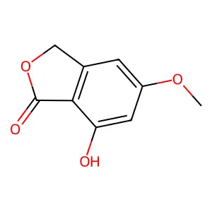 1(3H)-Isobenzofuranone, 7-hydroxy-5-methoxy- structure