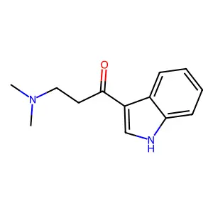 3-(3-Dimethylaminopropionyl)indole structure