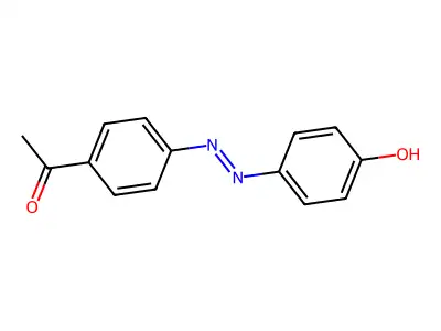 4'-(4-Hydroxyphenylazo)acetophenone structure