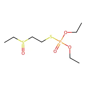 1-Diethoxyphosphorylsulfanyl-2-ethylsulfinylethane structure