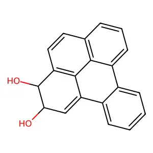 4,5-Dihydroxy-4,5-dihydrobenzo(e)pyrene structure