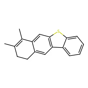 Benzo[b]naphtho[2,3-d]thiophene, 9,10-dihydro-7,8-dimethyl- structure