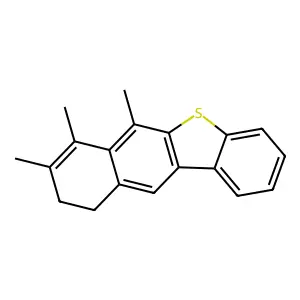 Benzo[b]naphtho[2,3-d]thiophene, 9,10-dihydro-6,7,8-trimethyl- structure