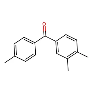 (3,4-Dimethylphenyl)(4-methylphenyl)methanone structure