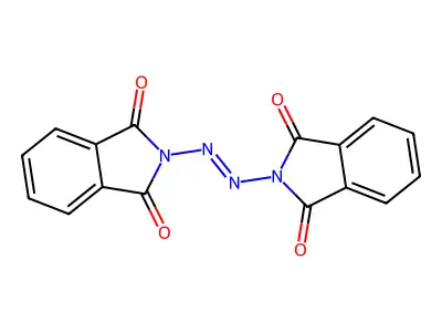 2-[(1,3-Dioxoisoindol-2-yl)diazenyl]isoindole-1,3-dione structure
