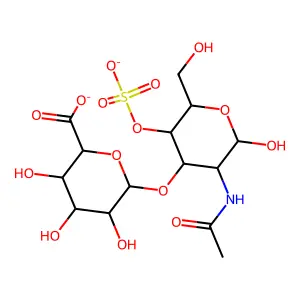 硫酸皮肤素 structure