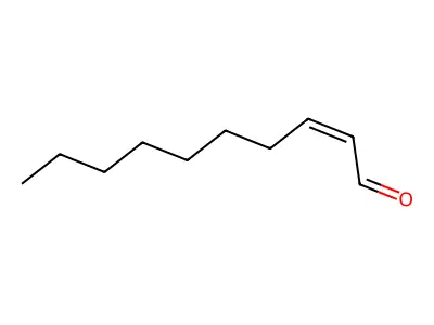 2-Decenal, (2Z)- structure