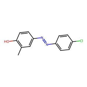 (4E)-4-[2-(4-Chlorophenyl)hydrazinylidene]-2-methylcyclohexa-2,5-dien-1-one structure