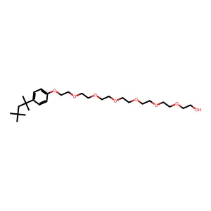 20-(4-(1,1,3,3-Tetramethylbutyl)phenoxy)-3,6,9,12,15,18-hexaoxaicosan-1-ol structure
