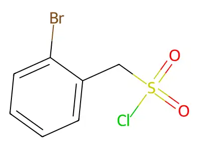 (2-Bromophenyl)methanesulfonyl chloride structure