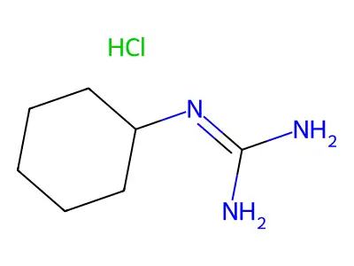 Cyclohexylguanidine monohydrochloride structure