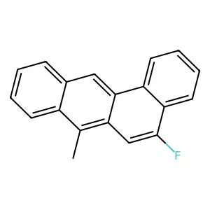 Benz(a)anthracene, 5-fluoro-7-methyl- structure