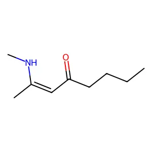 2-Methylamino-2-octen-4-one structure