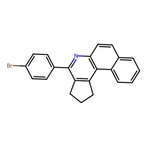 4-(4-bromophenyl)-2,3-dihydro-1H-benzo[f]cyclopenta[c]quinoline structure