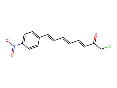 1-Chloro-8-(4-nitrophenyl)octa-3,5,7-trien-2-one structure