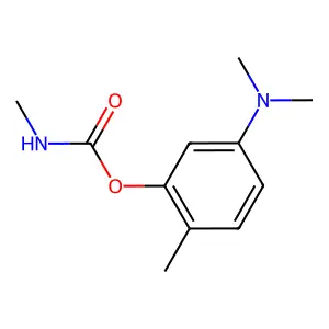 Carbamic acid, methyl-, 5-(dimethylamino)-o-tolyl ester structure