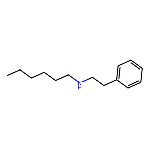 Hexyl(2-phenylethyl)amine structure