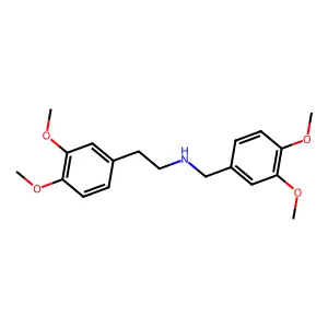 N-(3,4-Dimethoxybenzyl)-2-(3,4-dimethoxyphenyl)ethanamine structure