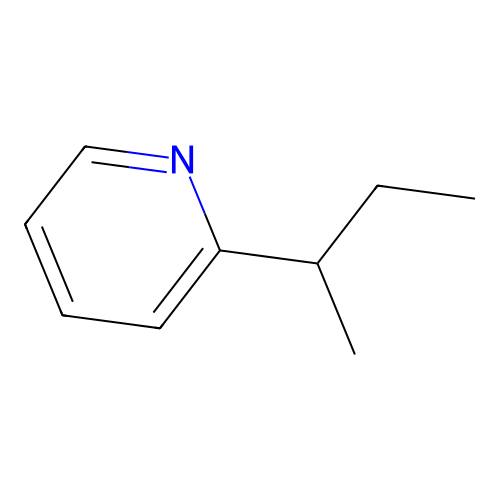 2-Sec-butylpyridine structure