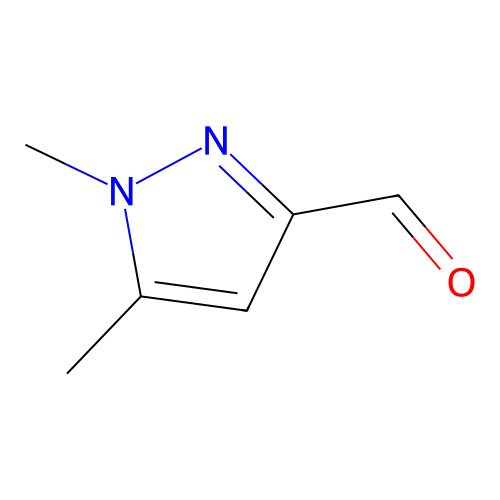 1,5-dimethyl-1H-pyrazole-3-carbaldehyde structure