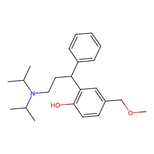 Phenol, 2-[3-[bis(1-methylethyl)amino]-1-phenylpropyl]-4-(methoxymethyl)- structure