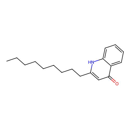 2-N-Nonyl-4-Quinolone structure