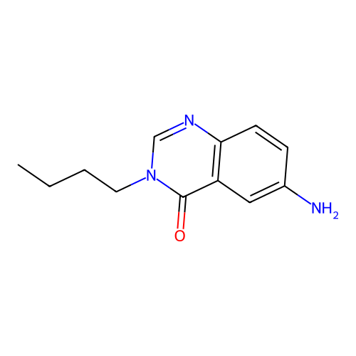 6-Amino-3-butylquinazolin-4(3h)-one structure