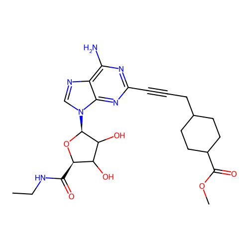 Apadenoson structure