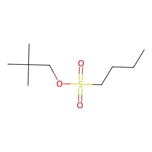Neopentyl 1-butanesulfonate structure