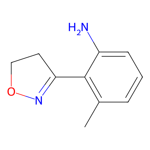 2-(4,5-Dihydroisoxazol-3-yl)-3-methylaniline structure