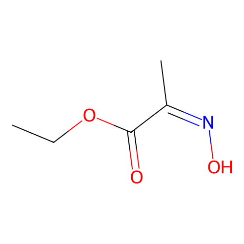 ethyl (2Z)-2-hydroxyiminopropanoate structure