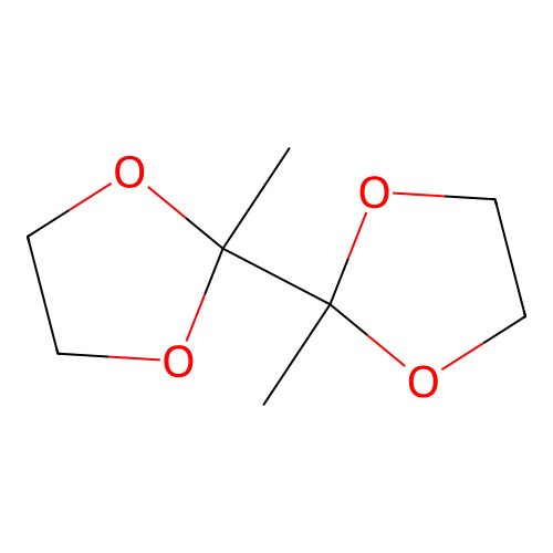 2-Methyl-2-(2-methyl-1,3-dioxolan-2-yl)-1,3-dioxolane structure