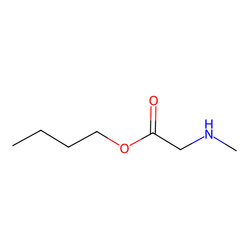 Sarcosine, butyl ester structure