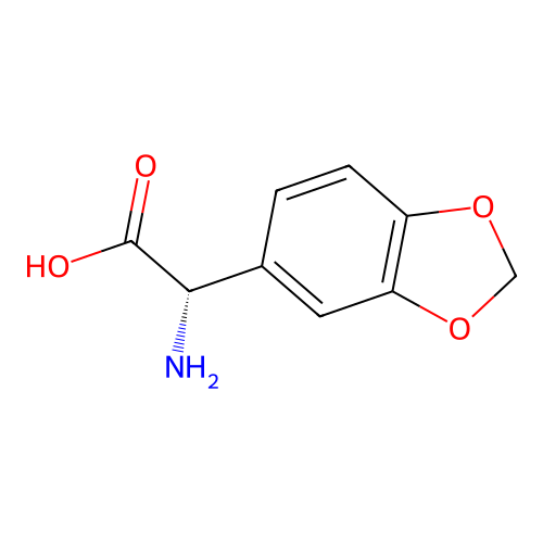 (S)-2-Amino-2-(benzo[D][1,3]dioxol-5-YL)acetic acid structure