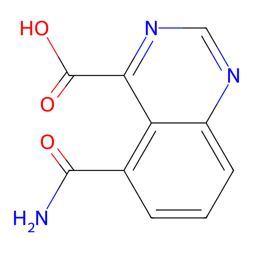 5-Carbamoylquinazoline-4-carboxylic acid structure