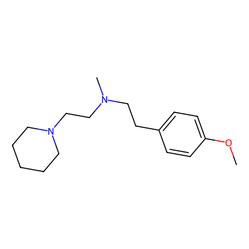 N-(4-methoxyphenethyl)-N-methyl-2-(piperidin-1-yl)ethanamine structure