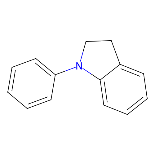 1-Phenyl-2,3-dihydro-1H-indole structure