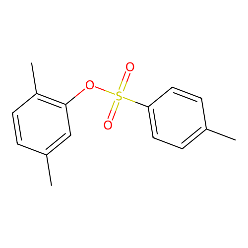 2,5-二甲基苯基-4-甲苯磺酸盐 structure