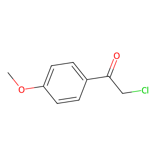 2-Chloro-1-(4-methoxyphenyl)ethanone structure