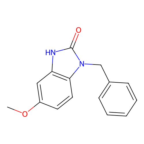 1-Benzyl-5-methoxybenzimidazolin-2-one structure
