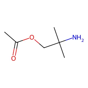 1-Propanol, 2-amino-2-methyl-, 1-acetate structure