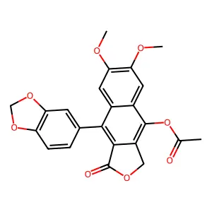 Acetyldiphyllin structure