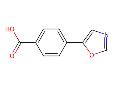 4-(1,3-Oxazol-5-yl)benzoic Acid structure