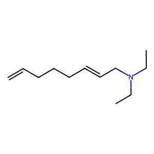 Diethyl-2,7-octadienylamine structure