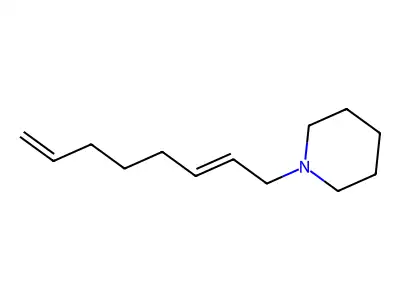 Piperidine, 1-(2,7-octadienyl)- structure