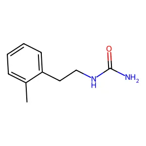 Urea, (o-methylphenethyl)- structure