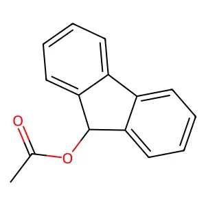 9-Fluorenyl acetate structure