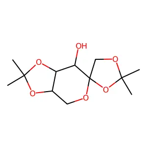 DIACETONE FRUCTOSE structure