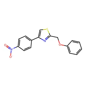 4-(4-Nitrophenyl)-2-(phenoxymethyl)-1,3-thiazole structure